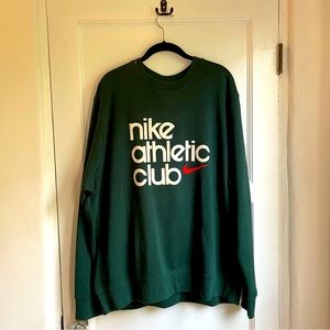 Green Nike Crewneck Sweatshirt